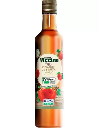 VINAGRE MAÇA SENHOR VICCINO VITA ORGÂNICO 500ML - ALMAROMI