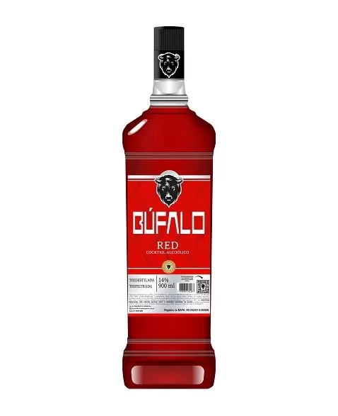 BUFALO COCKTAIL ALCOOLICO RED 6X900ML