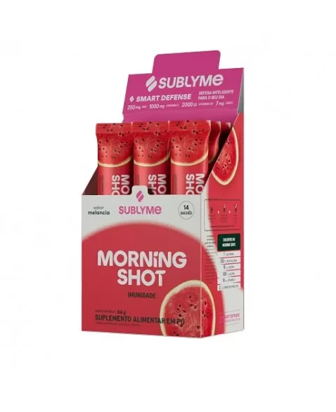 SUPERCOFFEE MORNING SHOT 2.0 MELANCIA TRAVEL SIZE 84G (DP 14X6G)