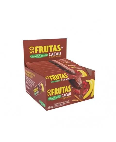 B BRASIL SO FRUTAS CACAU S/G 24X20G