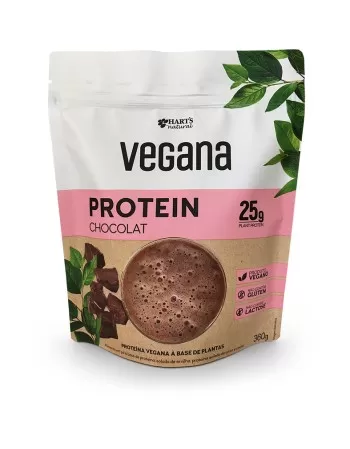 SHAKE VEGANO CHOCOLATE SEM GLÚTEN 360G - HART'S