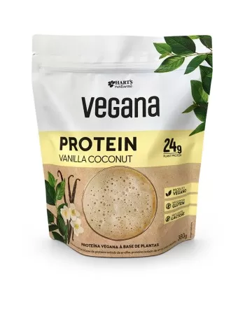 SHAKE VEGANO BAUNILHA SEM GLÚTEN 360G - HART'S