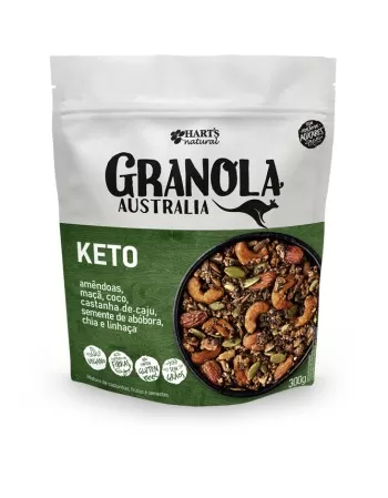 GRANOLA AUSTRALIA KETO LOW CARB 300G - HART'S