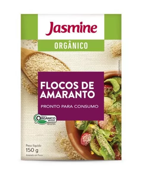 AMARANTO FLOCOS ORGÂNICO 150G - JASMINE