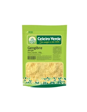 GENGIBRE EM PÓ 100G - CELEIRO VERDE