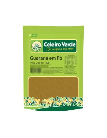 GUARANÁ EM PÓ 100G - CELEIRO VERDE