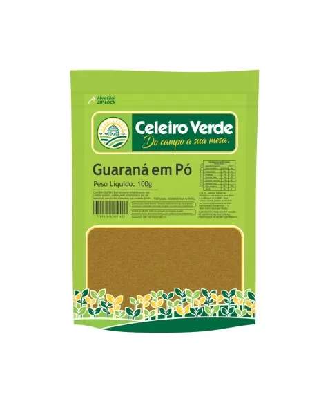 GUARANA EM PÓ 100G - CELEIRO VERDE