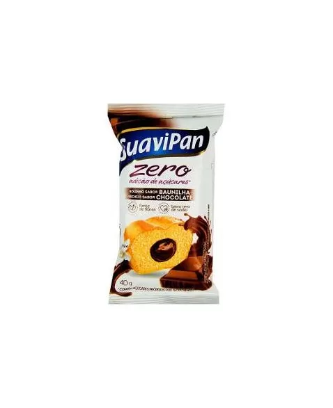 SUAVIPAN DP BOLO ZERO BAUNILHA CHOCO 12X